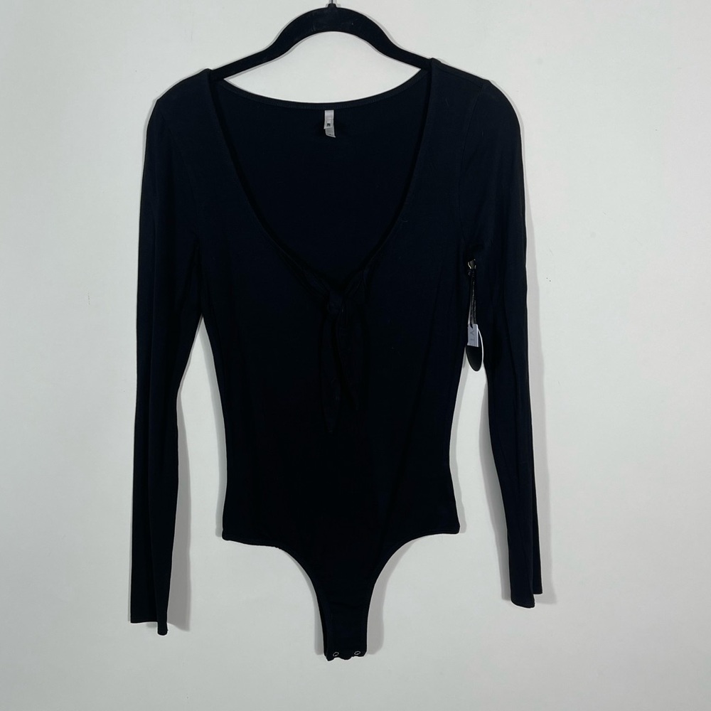 Amuse Society Black Bodysuit